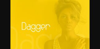 Dagger Font Poster 1