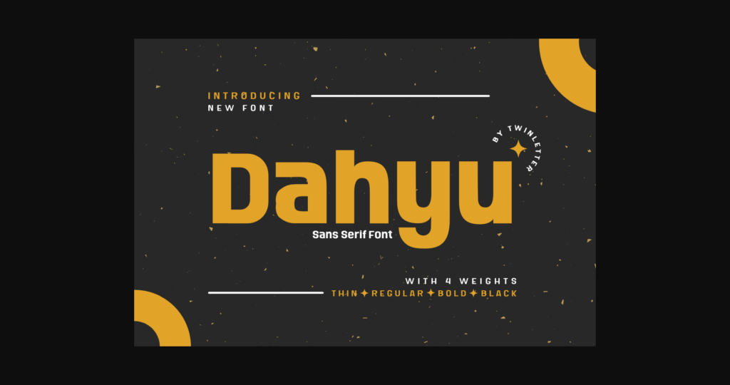 Dahyu Font Poster 1