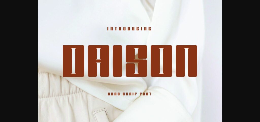 Daison Font Poster 3