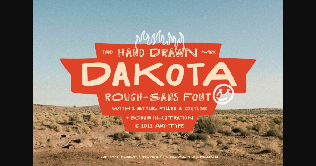 Dakota Font Poster 1