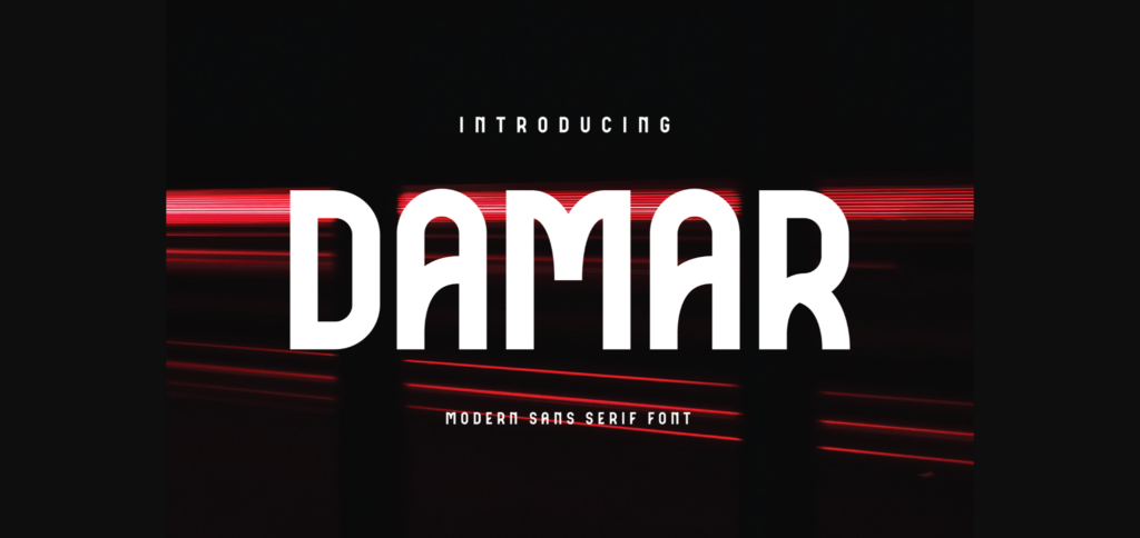 Damar Font Poster 1