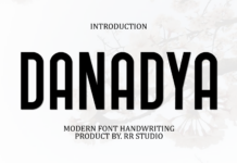 Danadya Font Poster 1