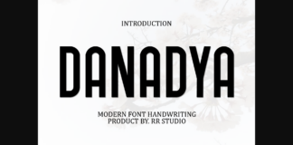 Danadya Font Poster 1