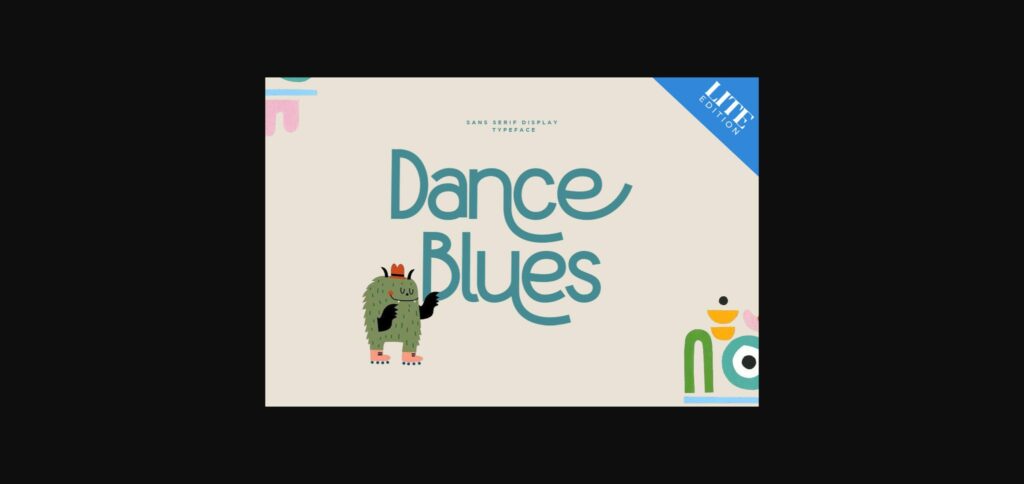 Dance Blues Font Poster 3