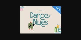 Dance Blues Font Poster 1