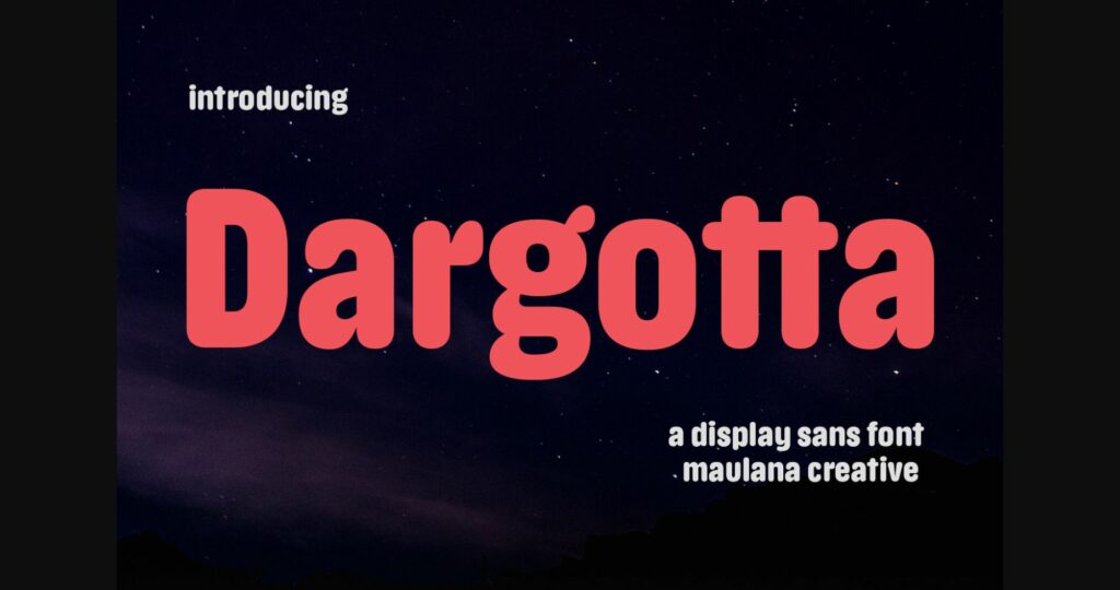 Dargotta Font Poster 3