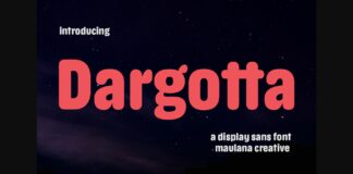 Dargotta Font Poster 1