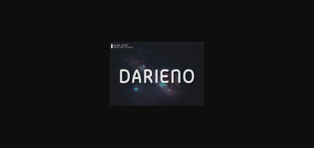 Darieno Font Poster 1