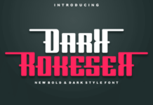 Dark Rokeser Fonts