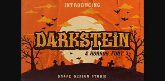 Darkstein Font Poster 1