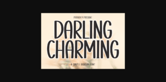 Darling Charming Font Poster 1