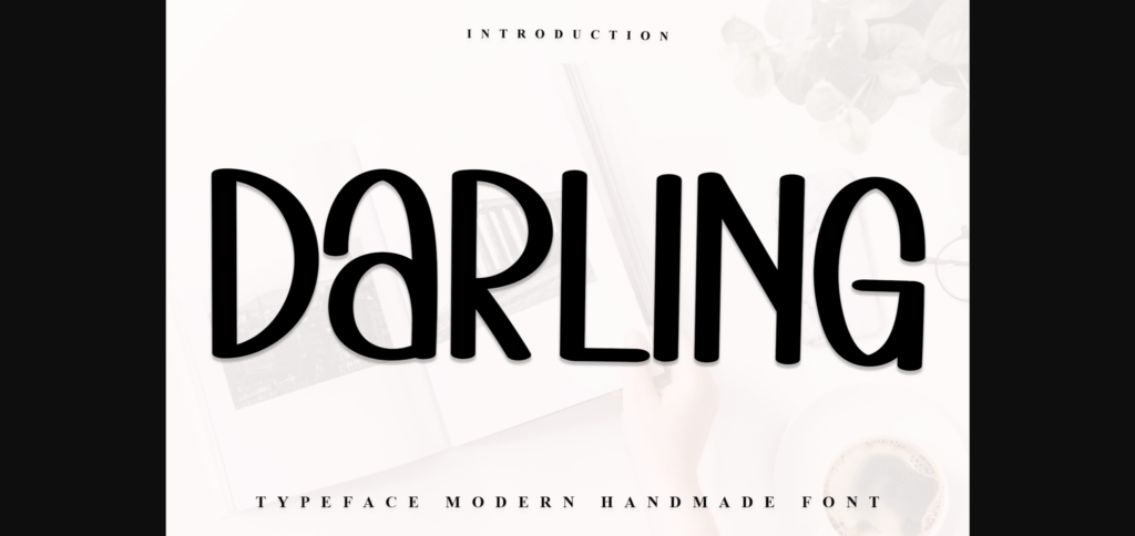 Darling Font Poster 3