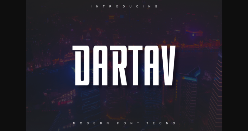 Dartav Font Poster 1