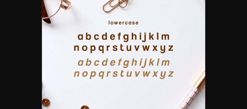 Davetica Font Poster 11