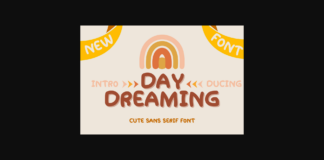 Day Dreaming Font Poster 1