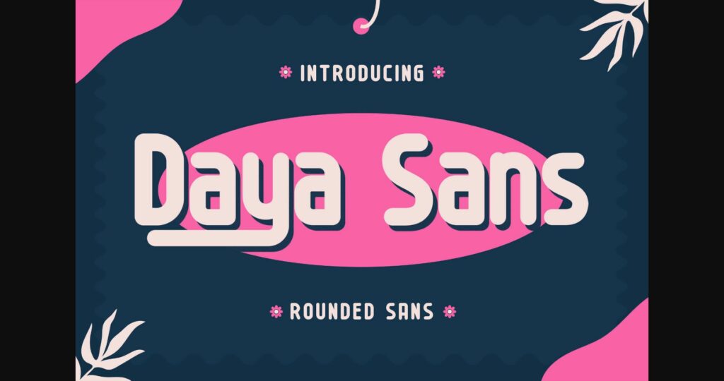 Daya Sans Font Poster 3