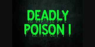 Deadly Poison I Font Poster 1