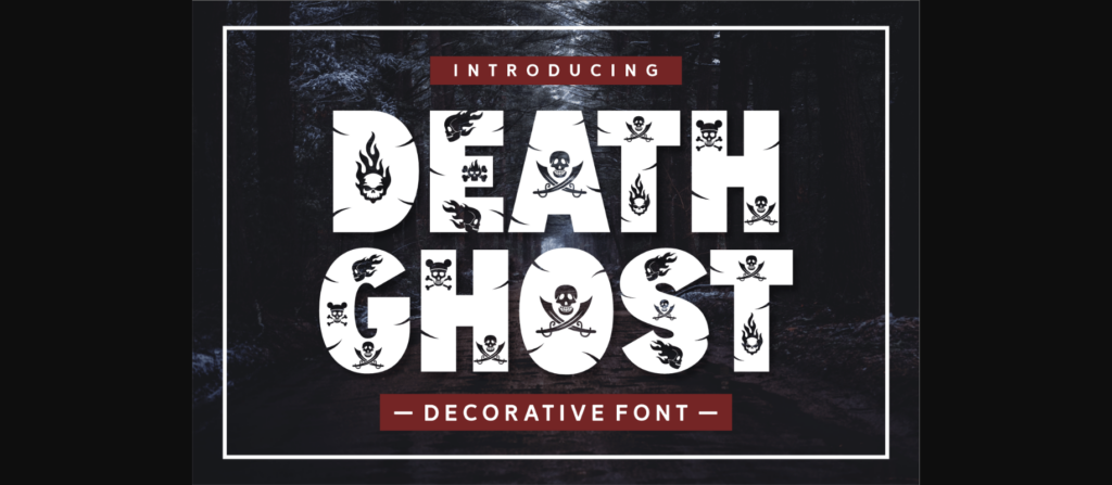 Death Ghost Font Poster 3