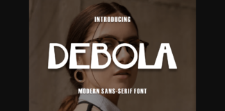 Debola Font Poster 1