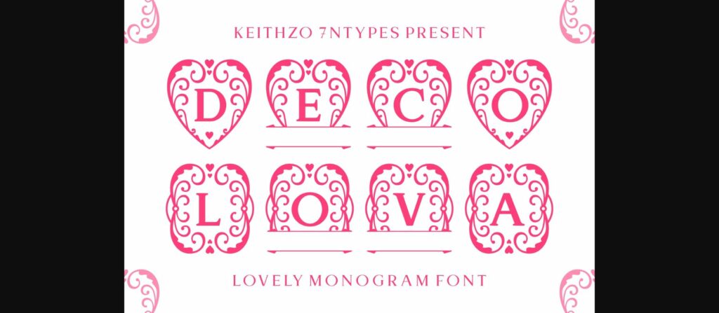 Deco Lova Font Poster 3