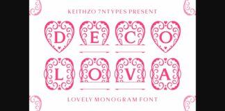 Deco Lova Font Poster 1