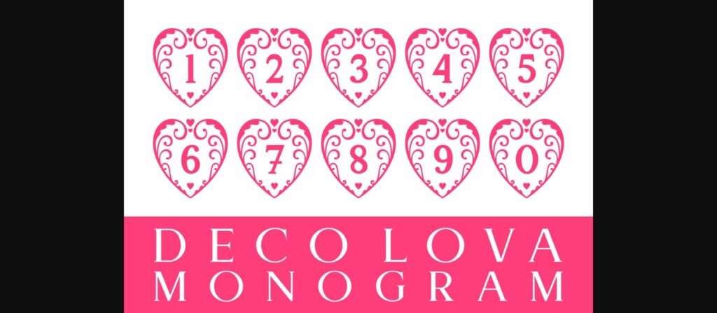 Deco Lova Font Poster 8