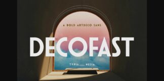 Decofast Font Poster 1