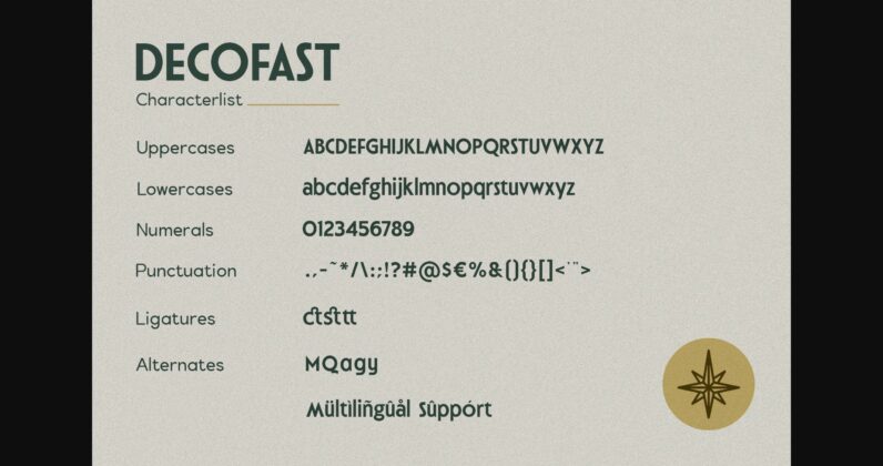 Decofast Font Poster 11