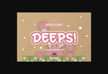 Deeps Font Poster 1