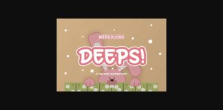 Deeps Font Poster 1