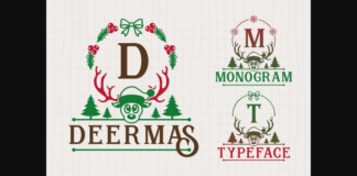 Deermas Font Poster 1