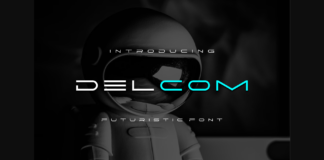 Delcom Font Poster 1