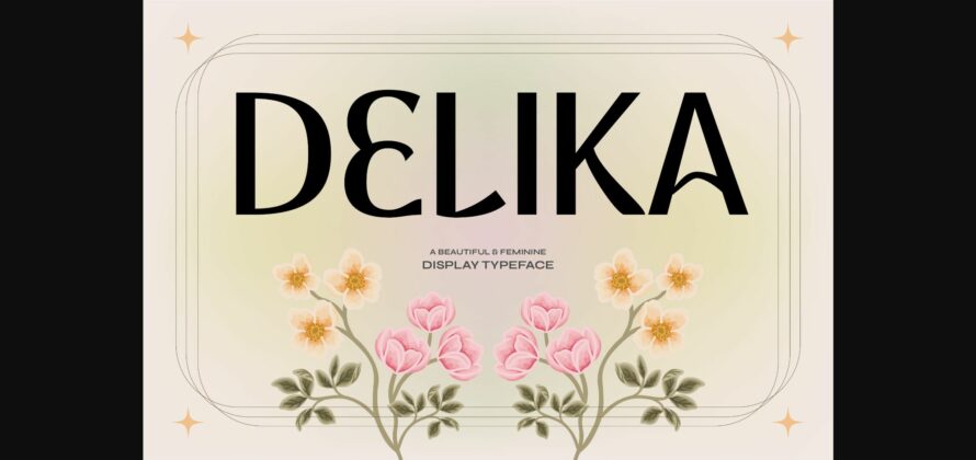 Delika Font Poster 3