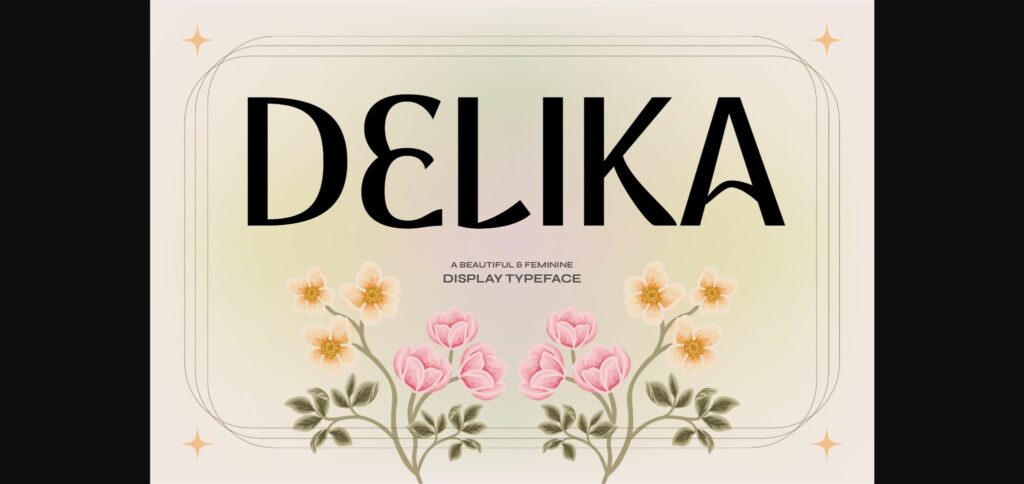 Delika Font Poster 1