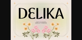 Delika Font Poster 1