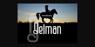 Delman Font Poster 1