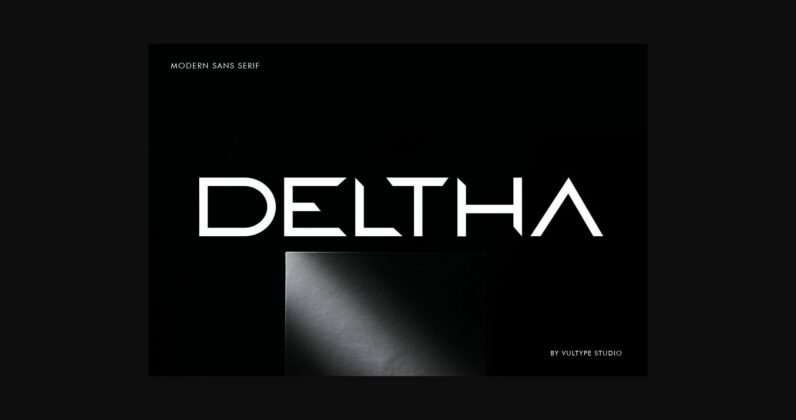 Deltha Font Poster 1