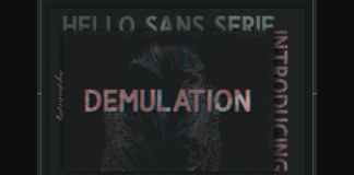 Demulation Font Poster 1