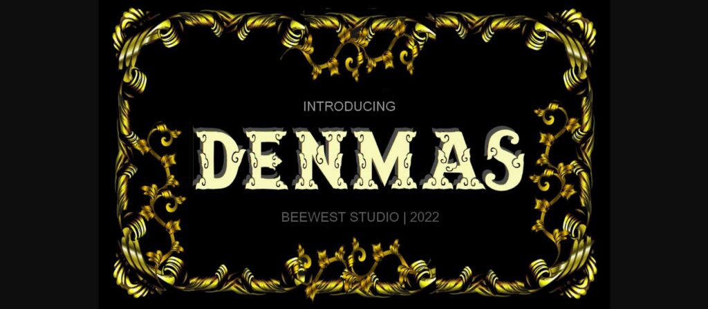 Denmas Font Poster 3