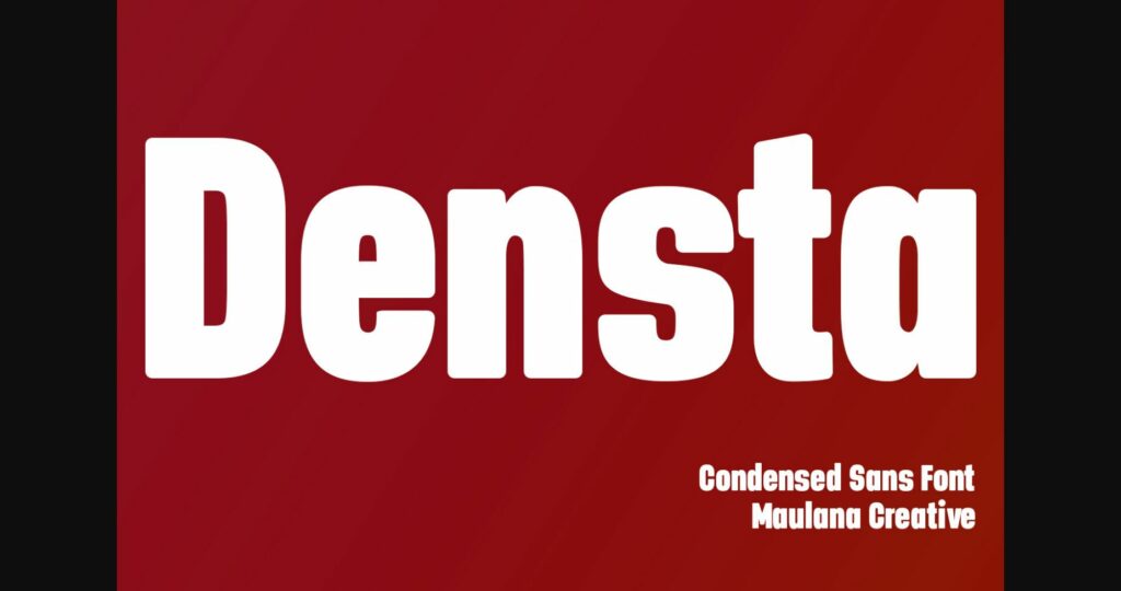 Densta Font Poster 1