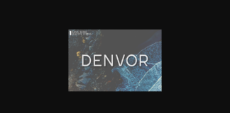 Denvor Font Poster 1