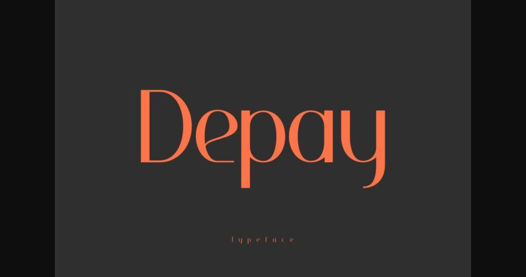 Depay Font Poster 1