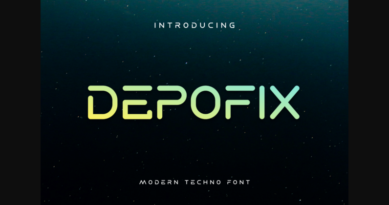 Depofix Font Poster 3