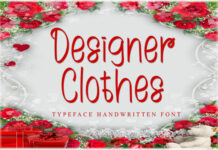 Designer Clothes Fonts