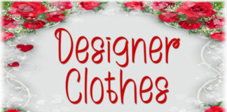 Designer Clothes Fonts