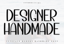 Designer Handmade Font Poster 1