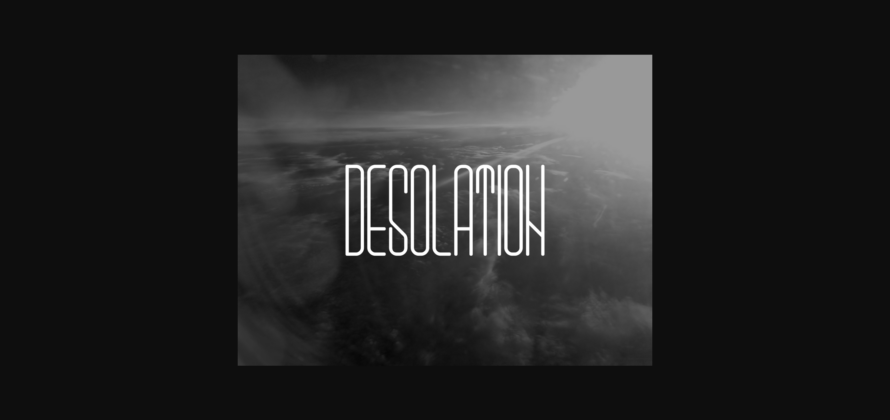 Desolation Font Poster 3