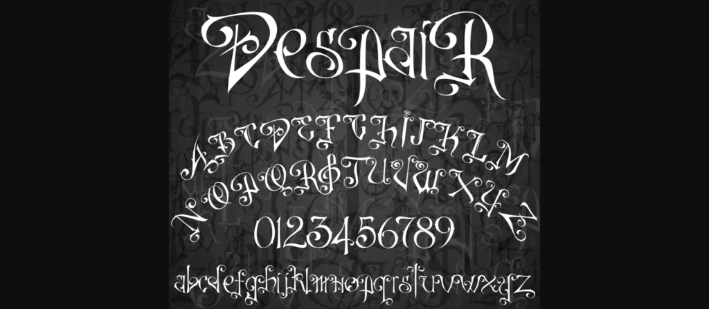 DespaiR Font Poster 1