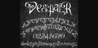 DespaiR Font Poster 1