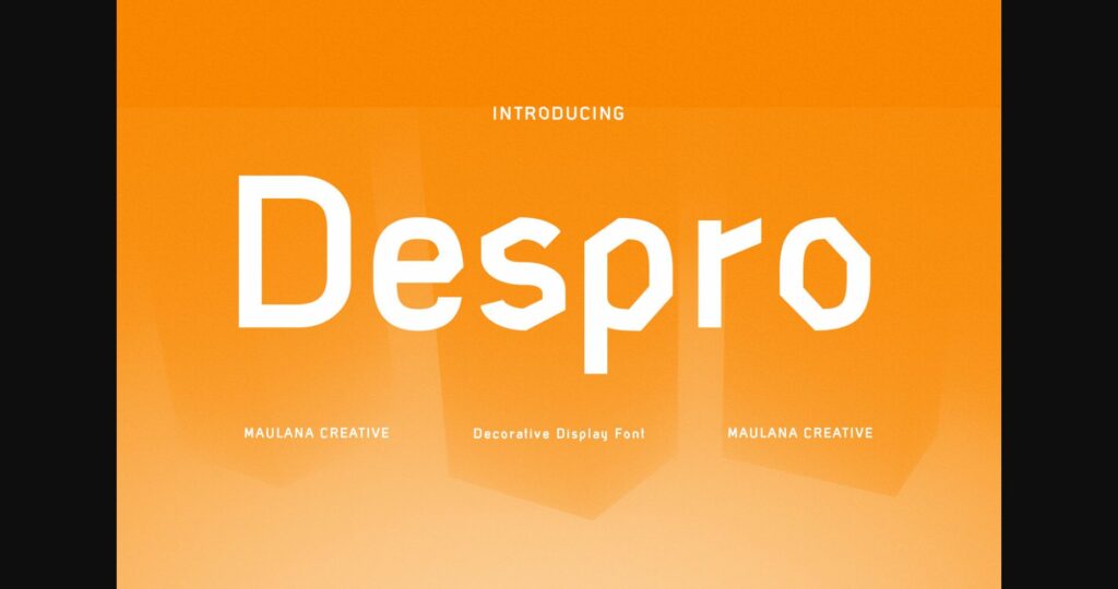 Despro Font Poster 1